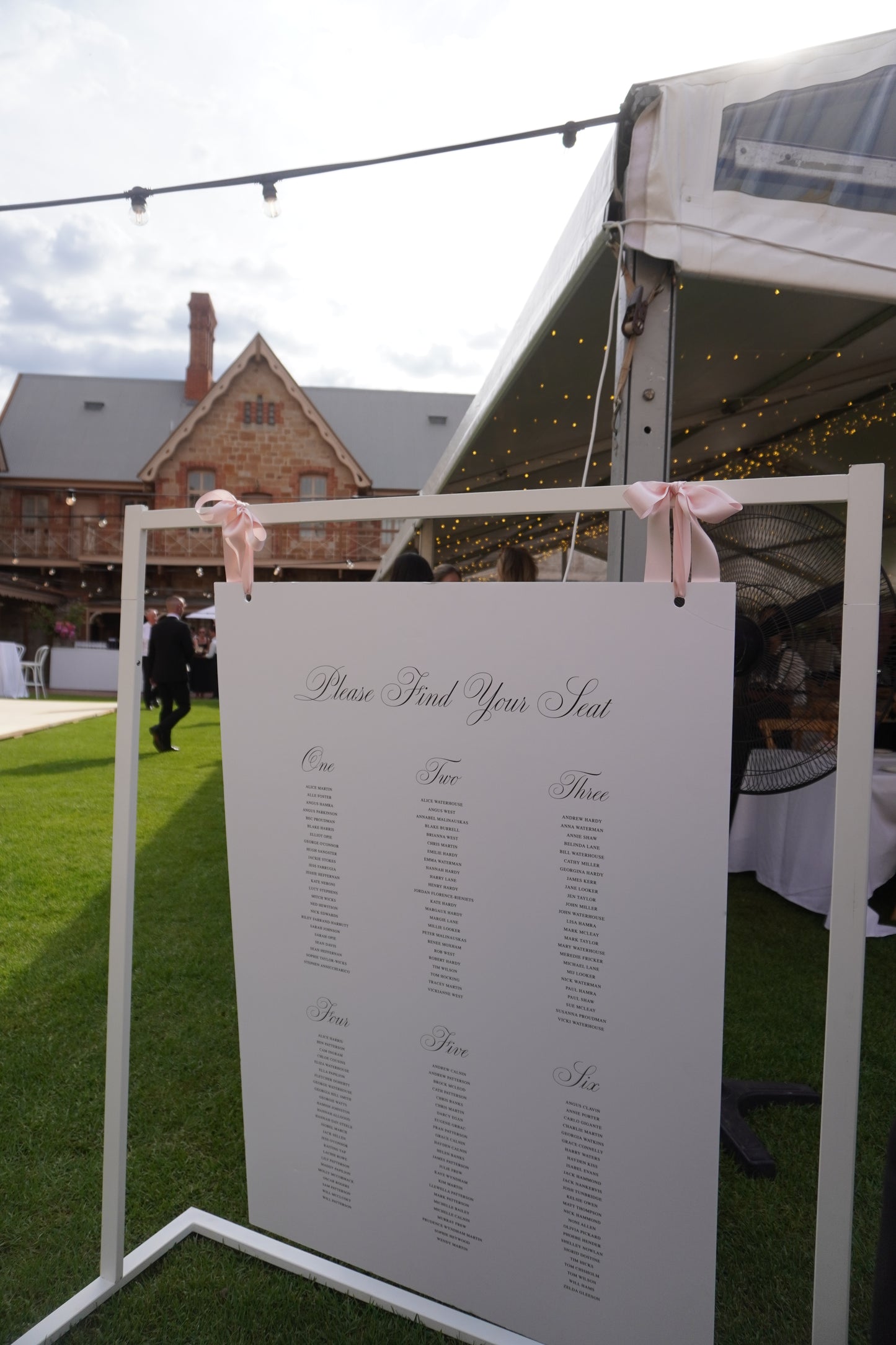 Seating chart