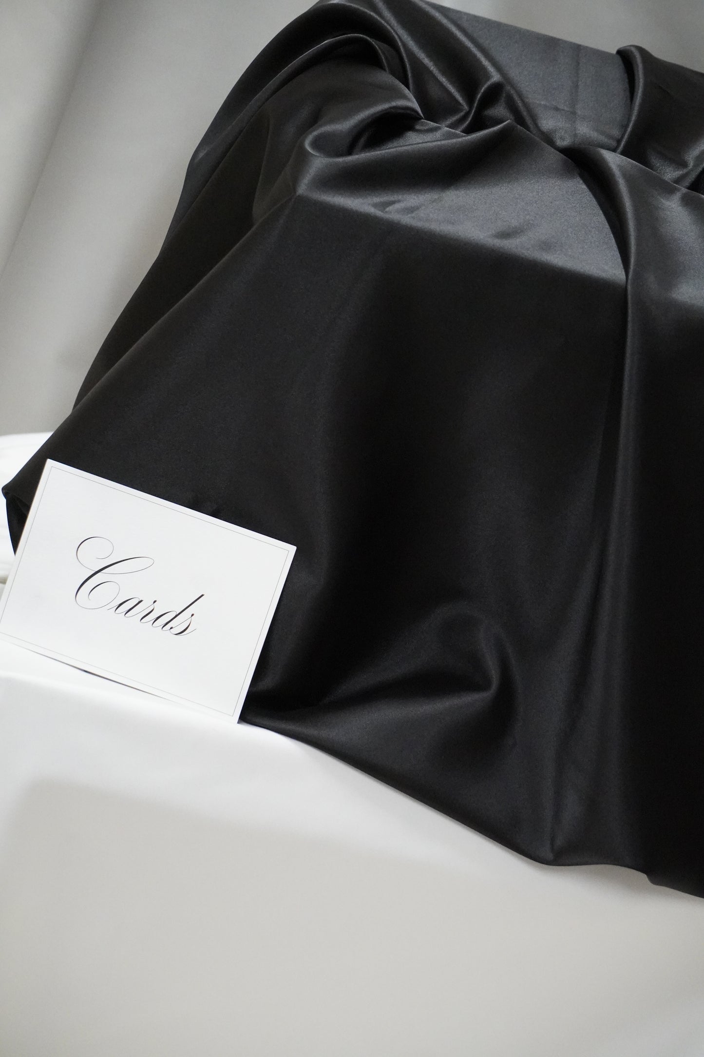Satin fabric wishing well