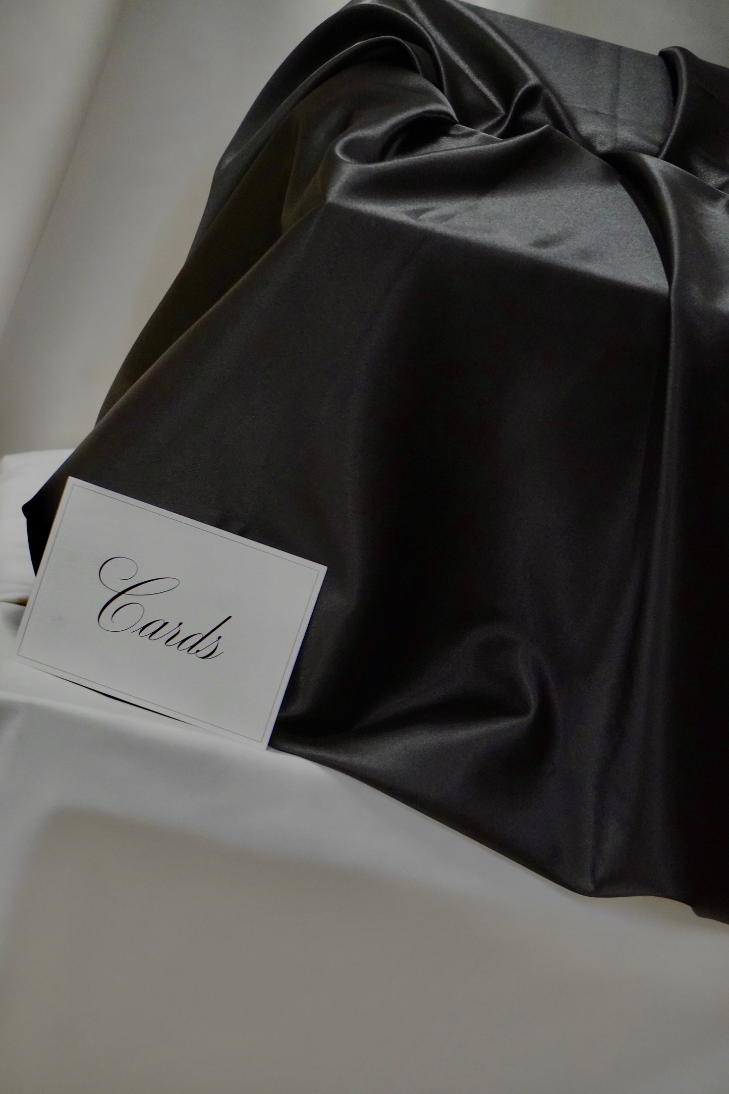 Satin fabric wishing well