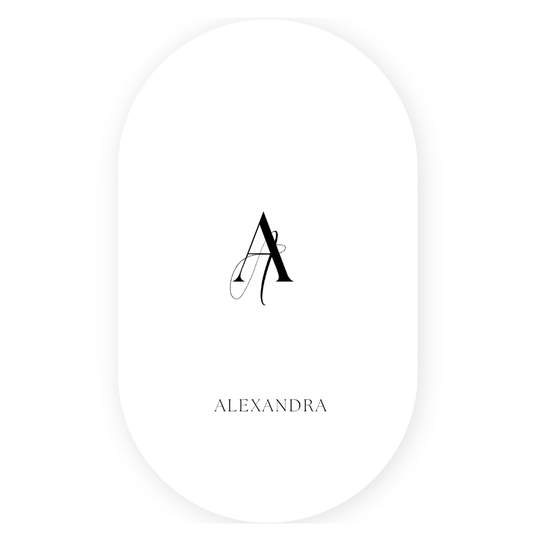 Oval Shaped Menu