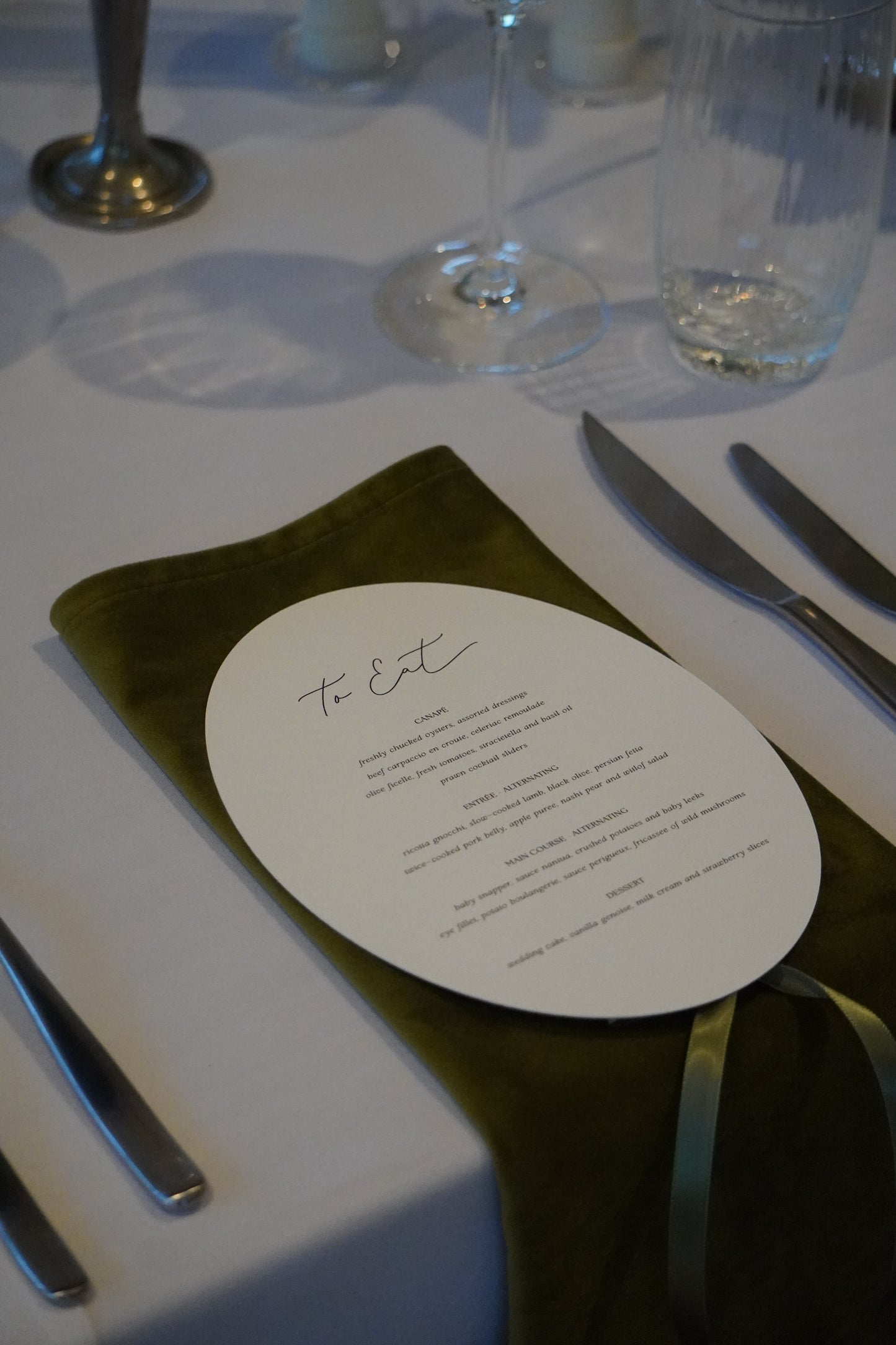 Garden menus