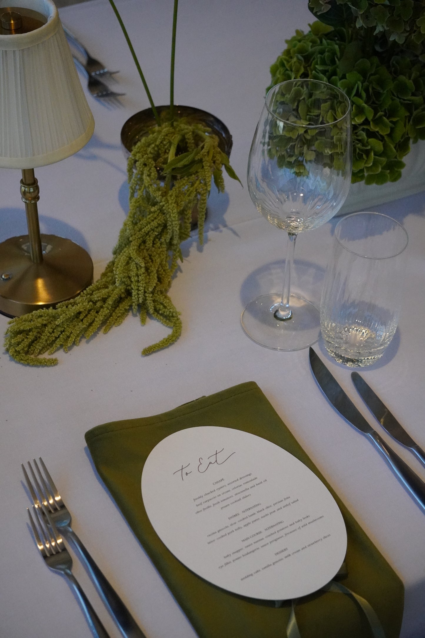 Garden menus