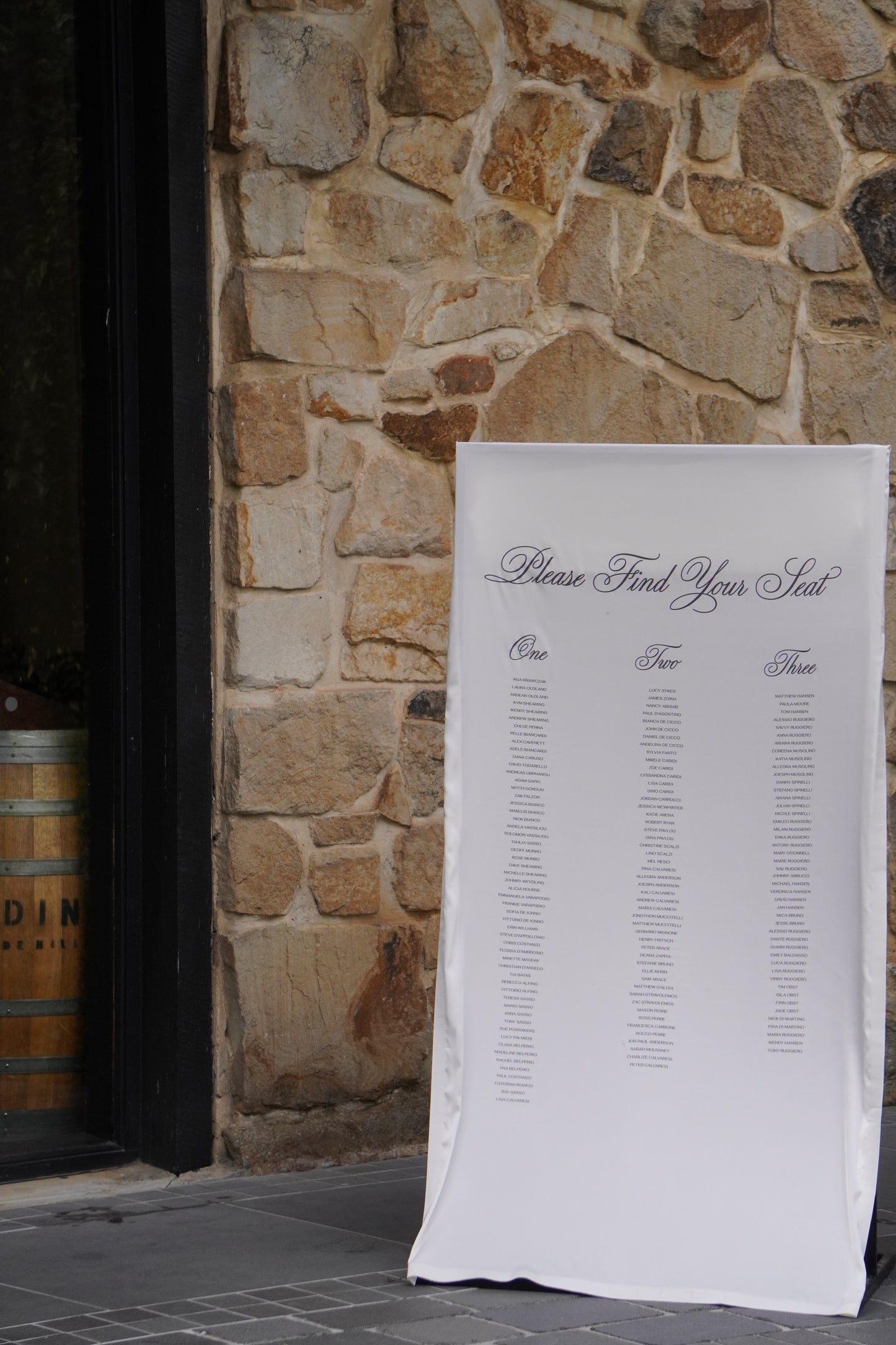 Satin Seating Chart
