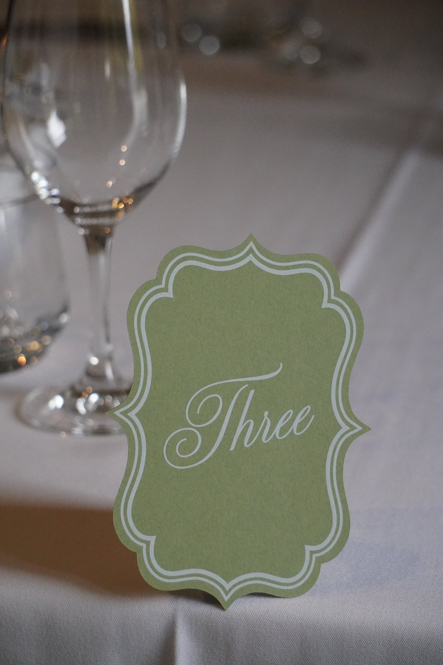 Table number