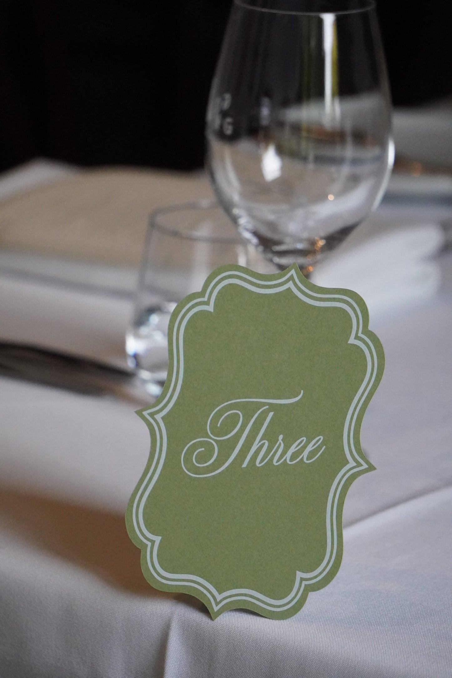 Table number