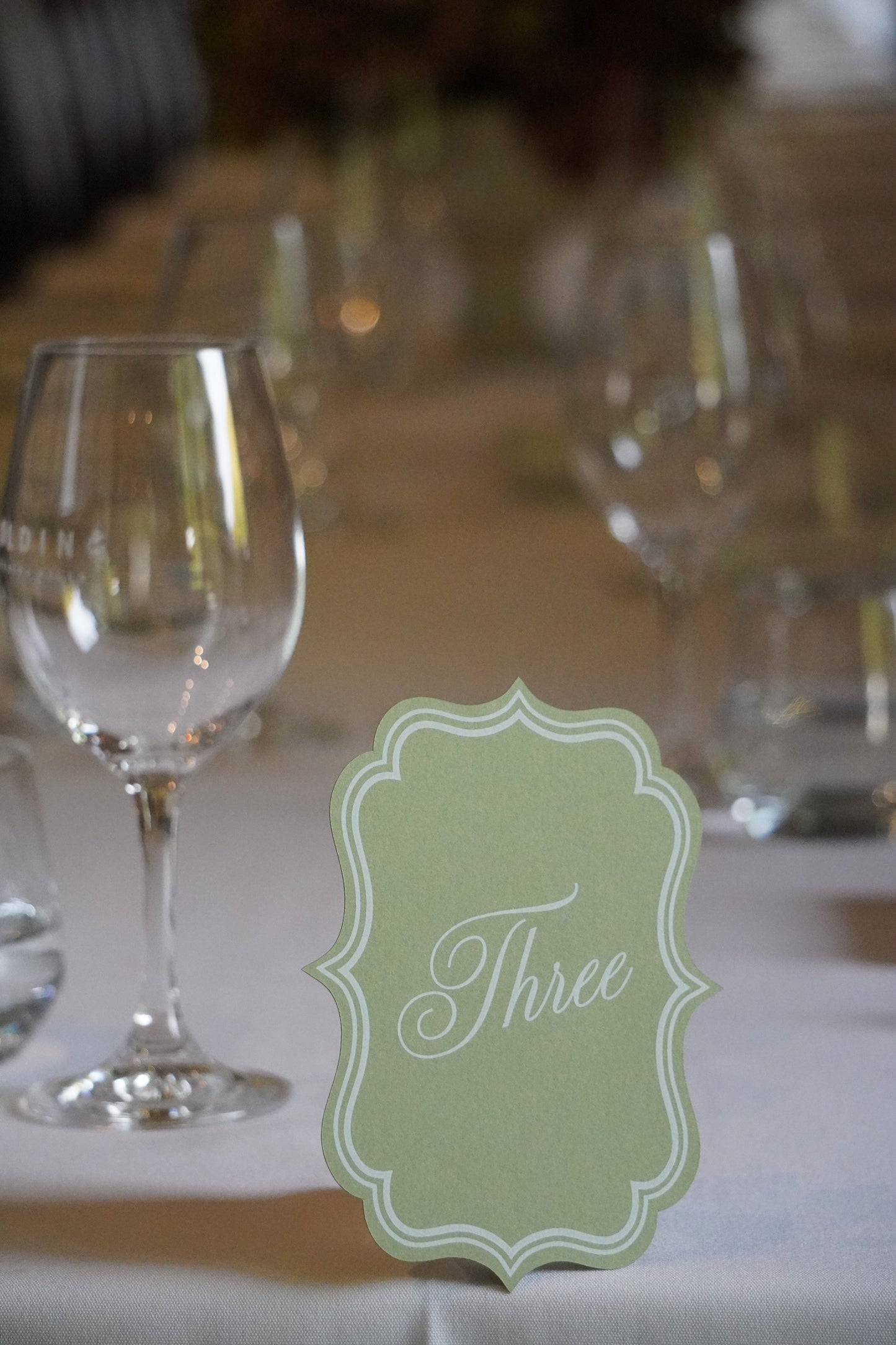 Table number
