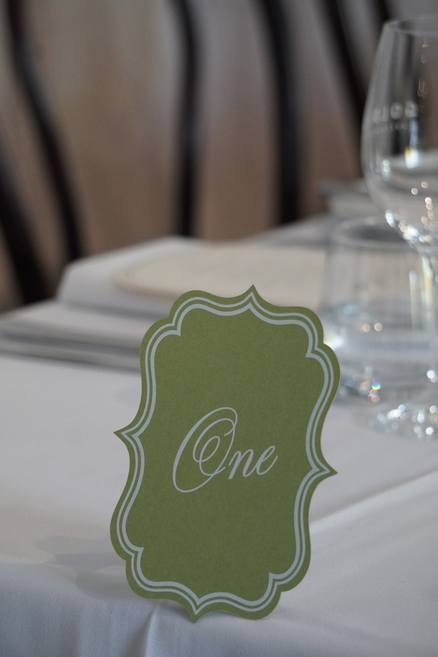 Table number