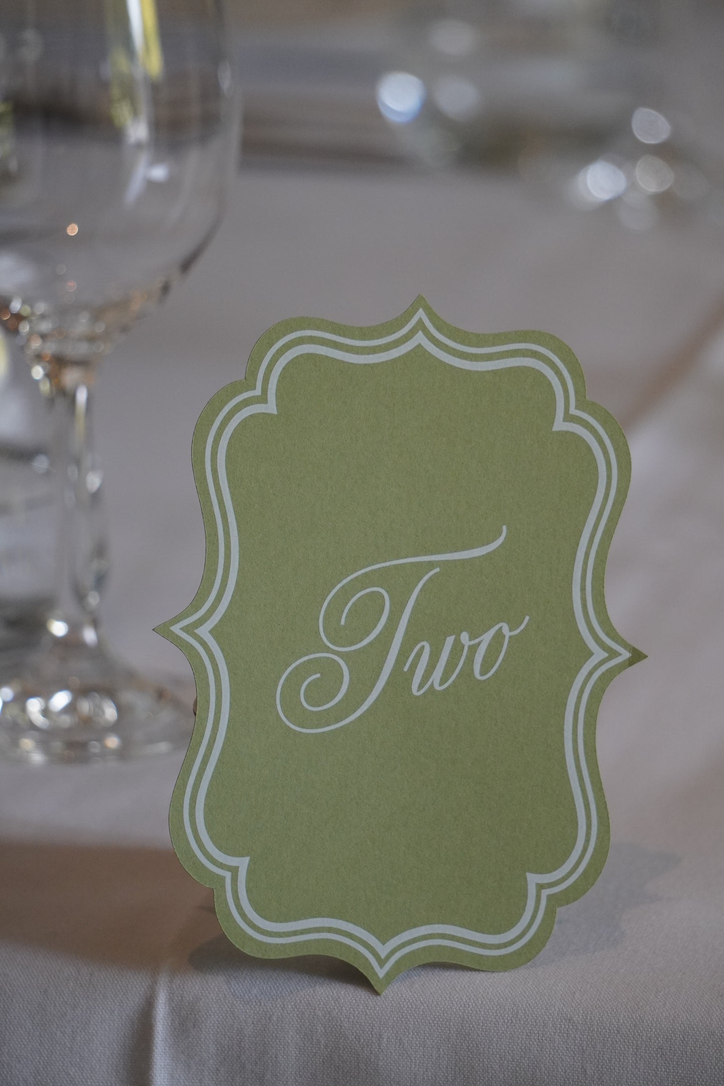 Table number