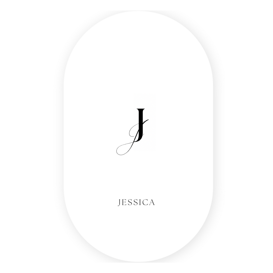 Oval Shaped Menu