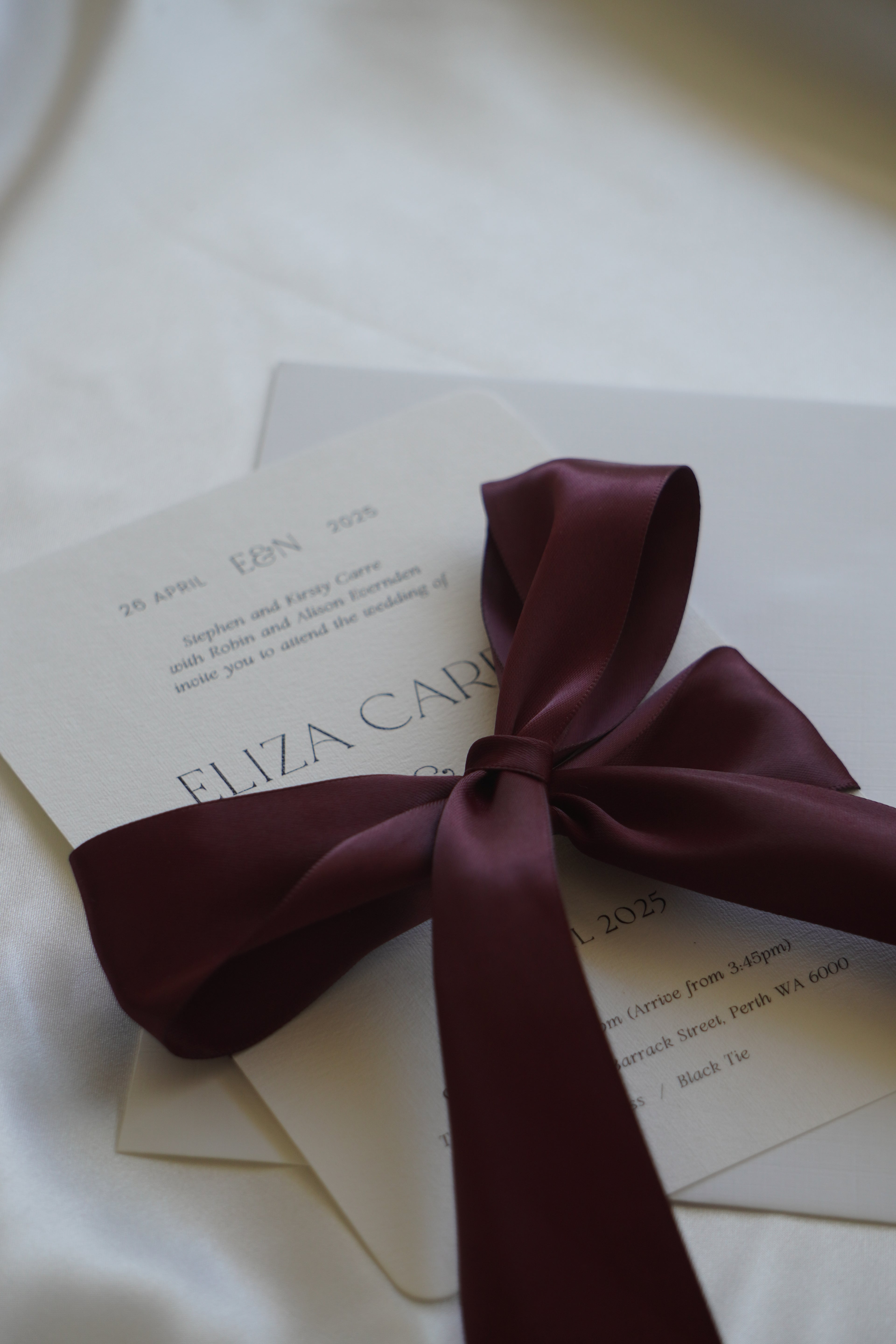 Two Piece Set + Ribbon + Envelopes
