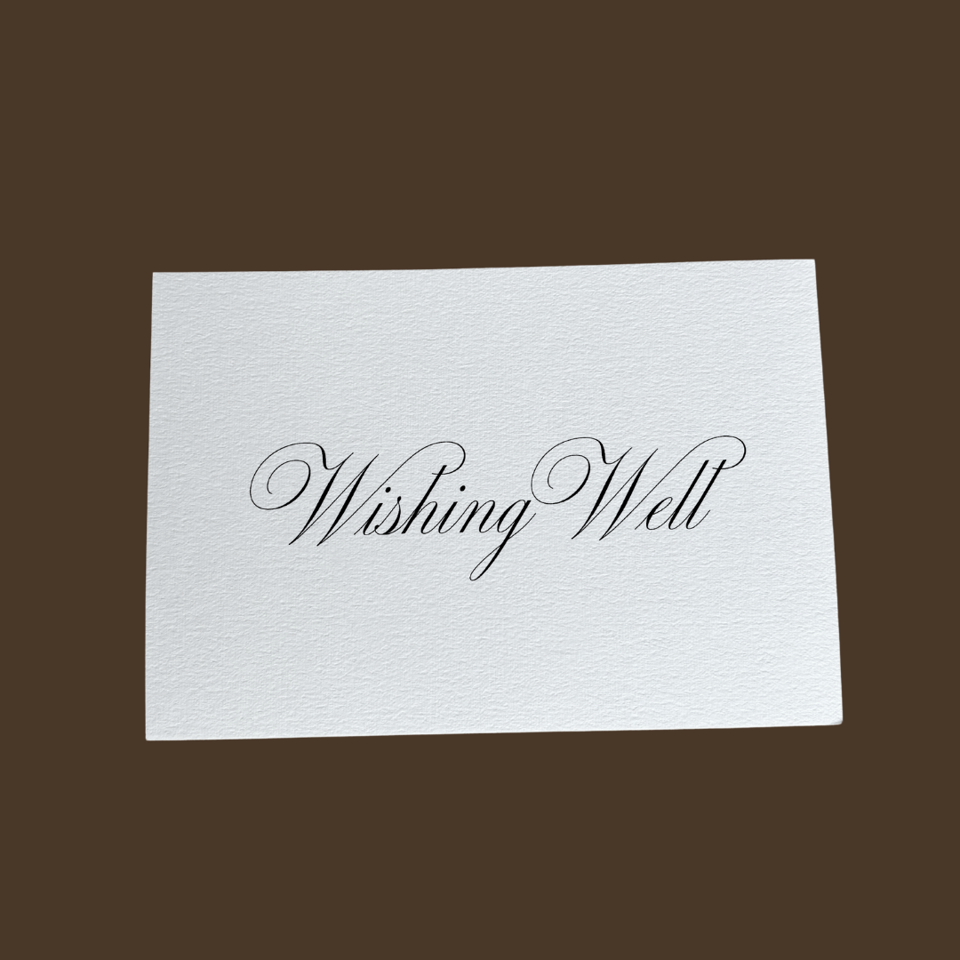 Wishing Well sign