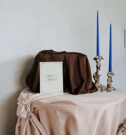 Satin fabric wishing well