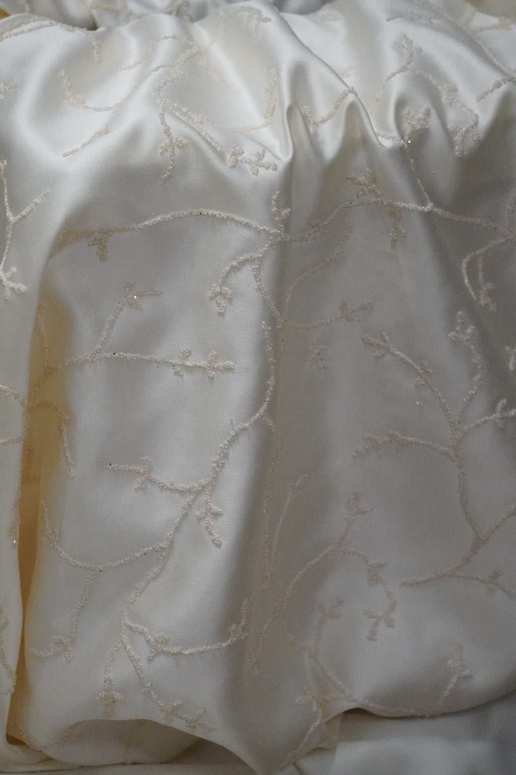 Bridal satin fabric wishing well