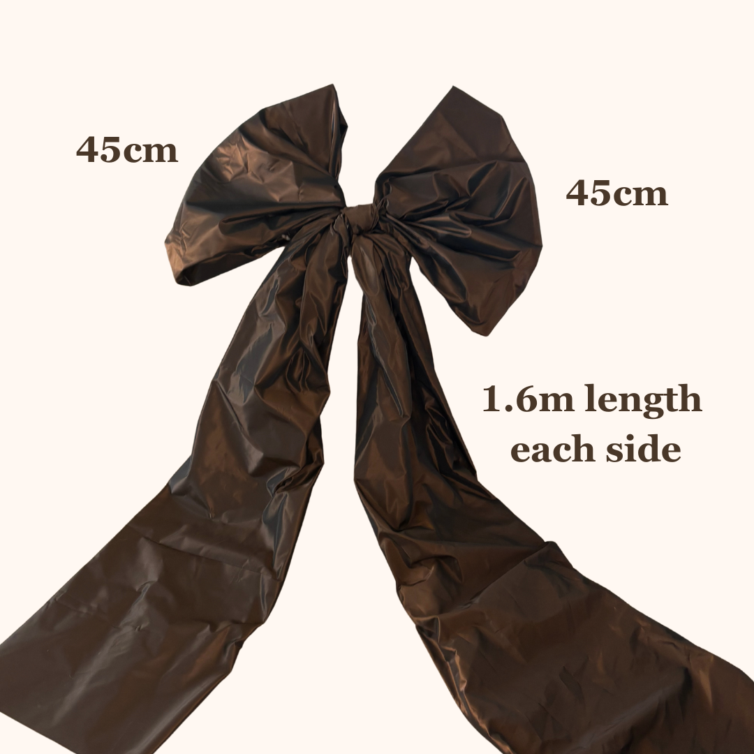 Brown wedding & Event Fabric bow