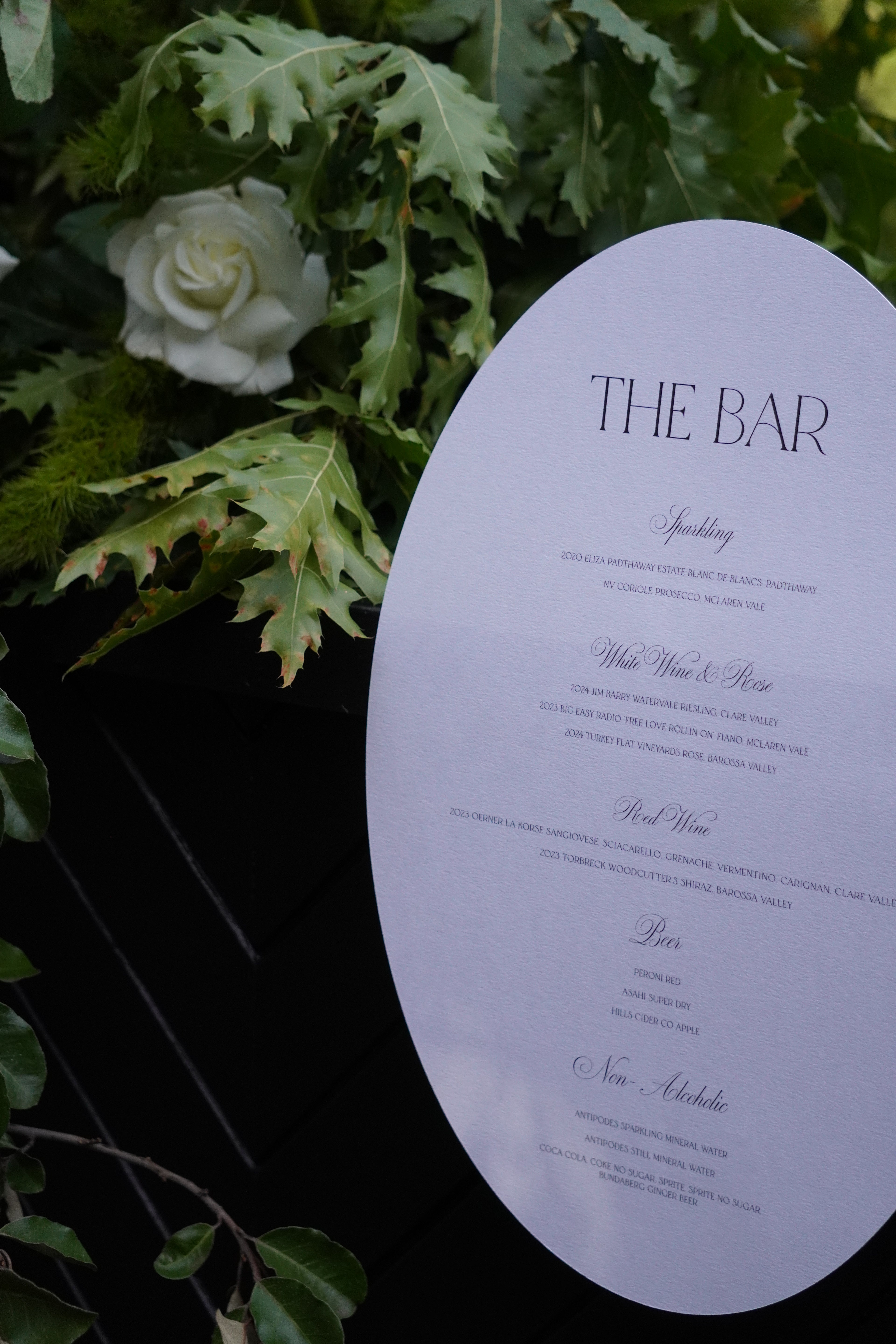 Bar Sign A3 Oval