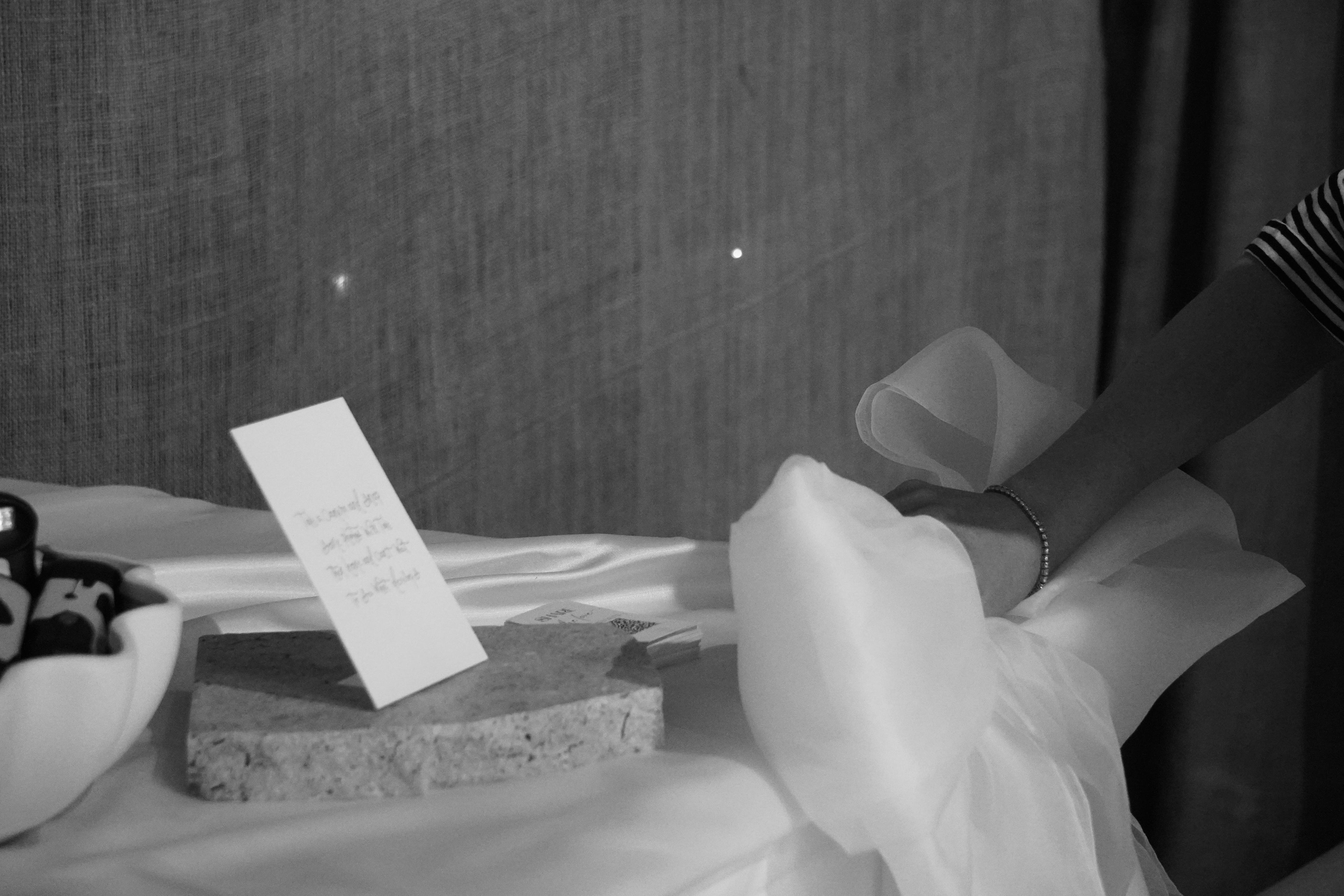 Wedding & Event Silk fabric bow (hire) small