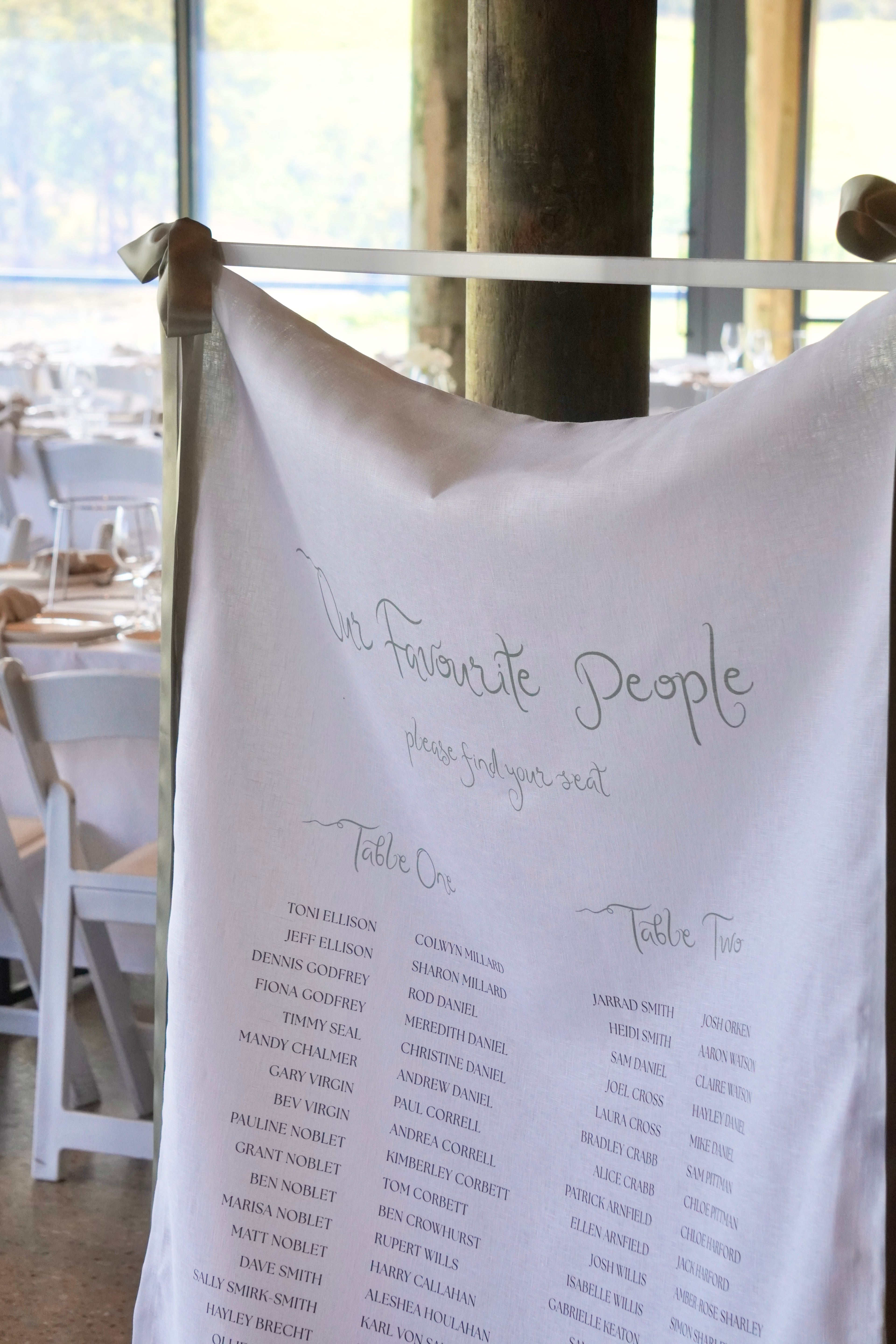 Linen Seating Chart