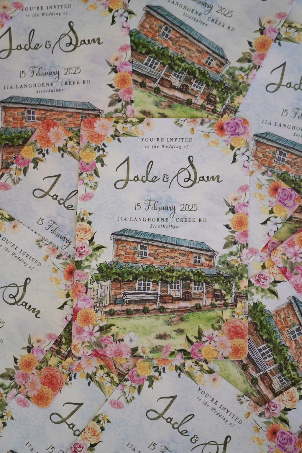 Custom Art Invitations