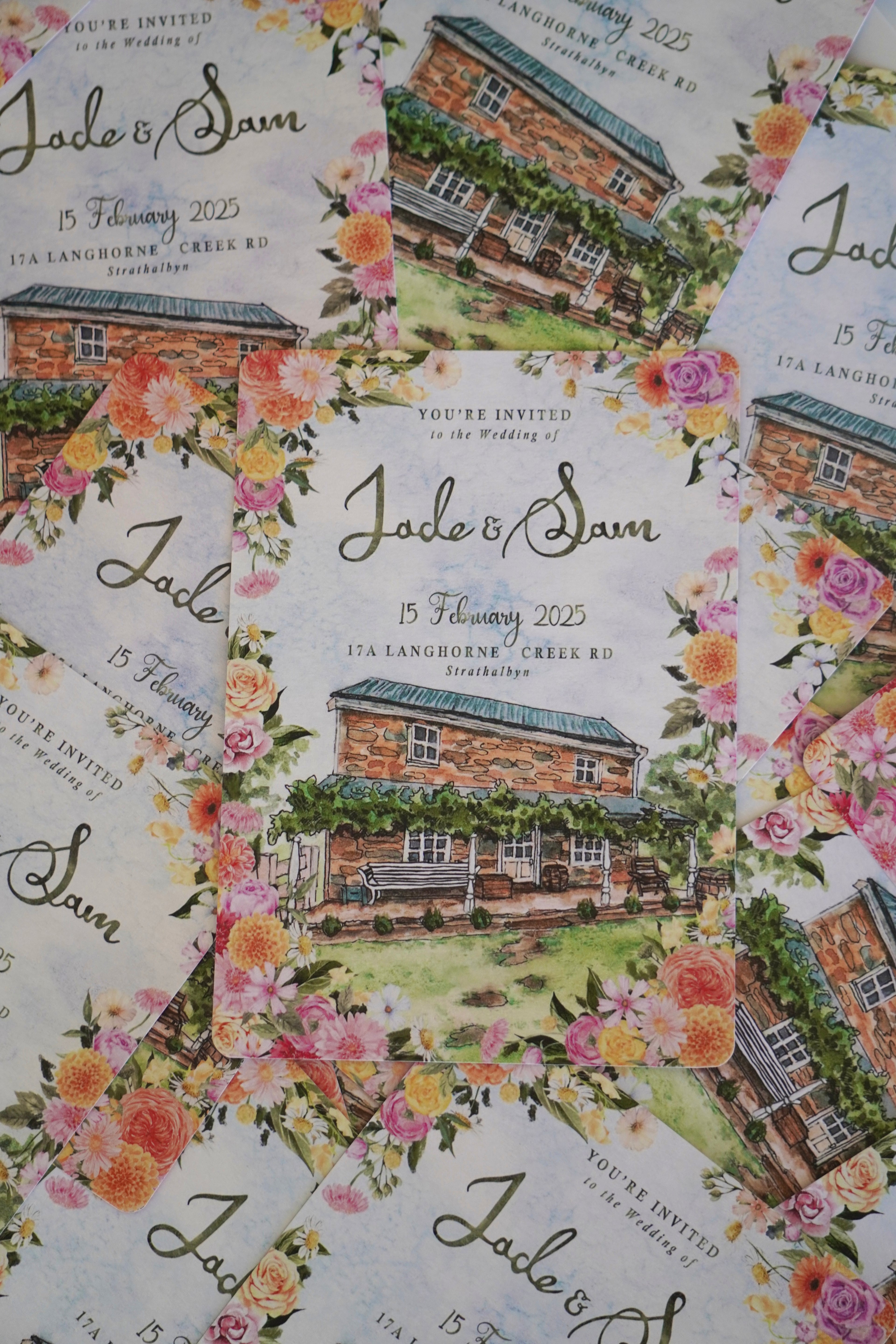 Custom Art Invitations