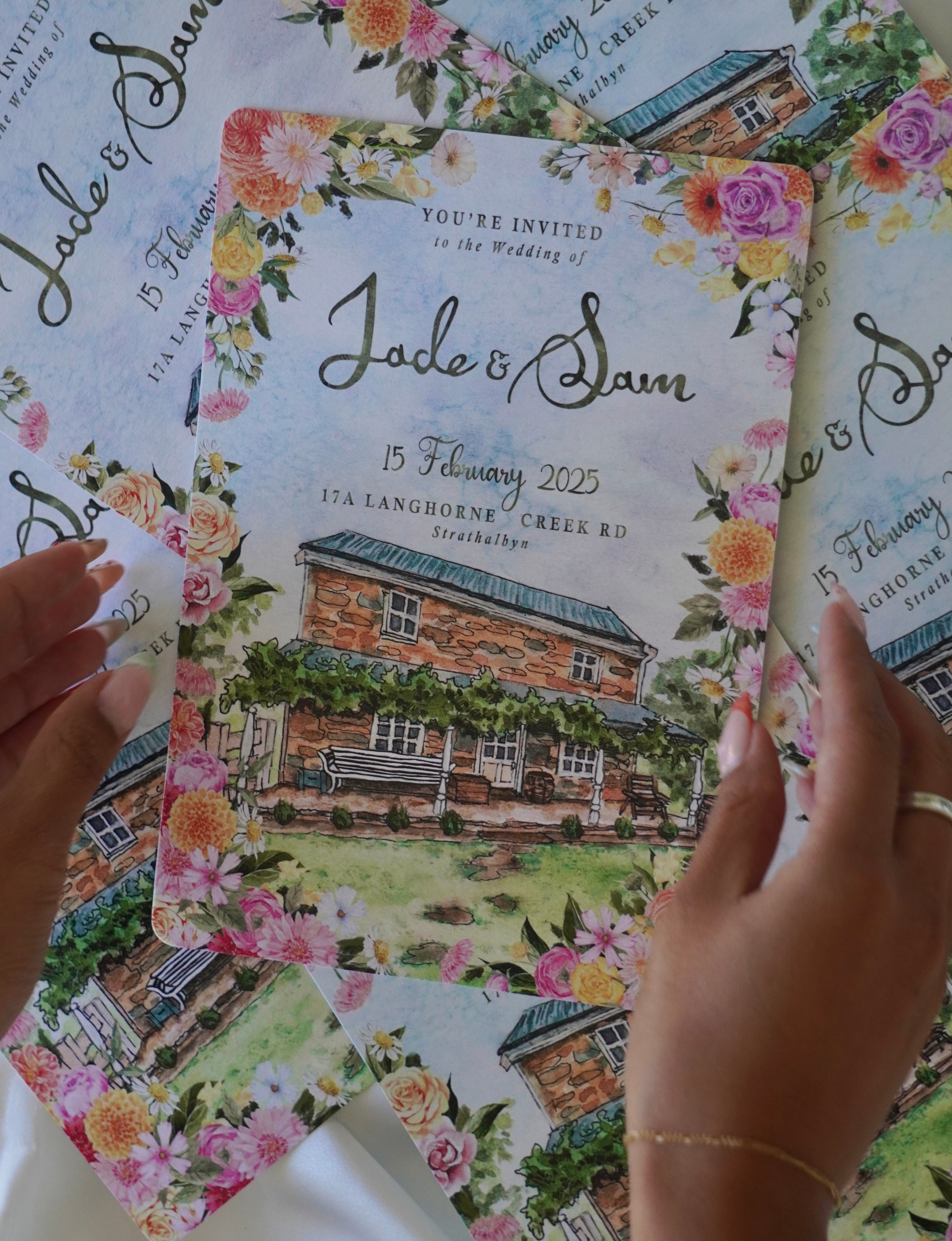 Custom Art Invitations
