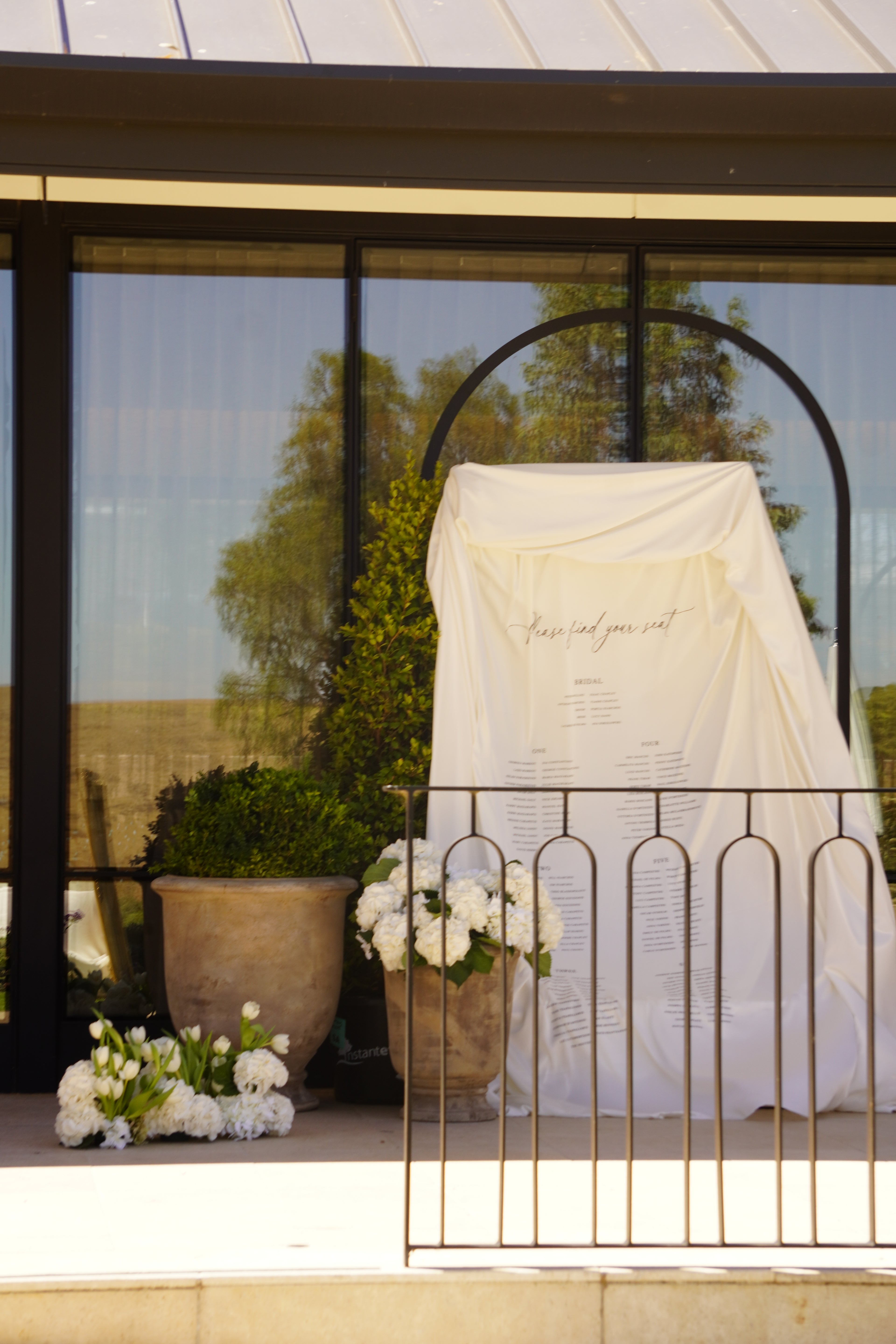 Satin & Draping Seating Chart