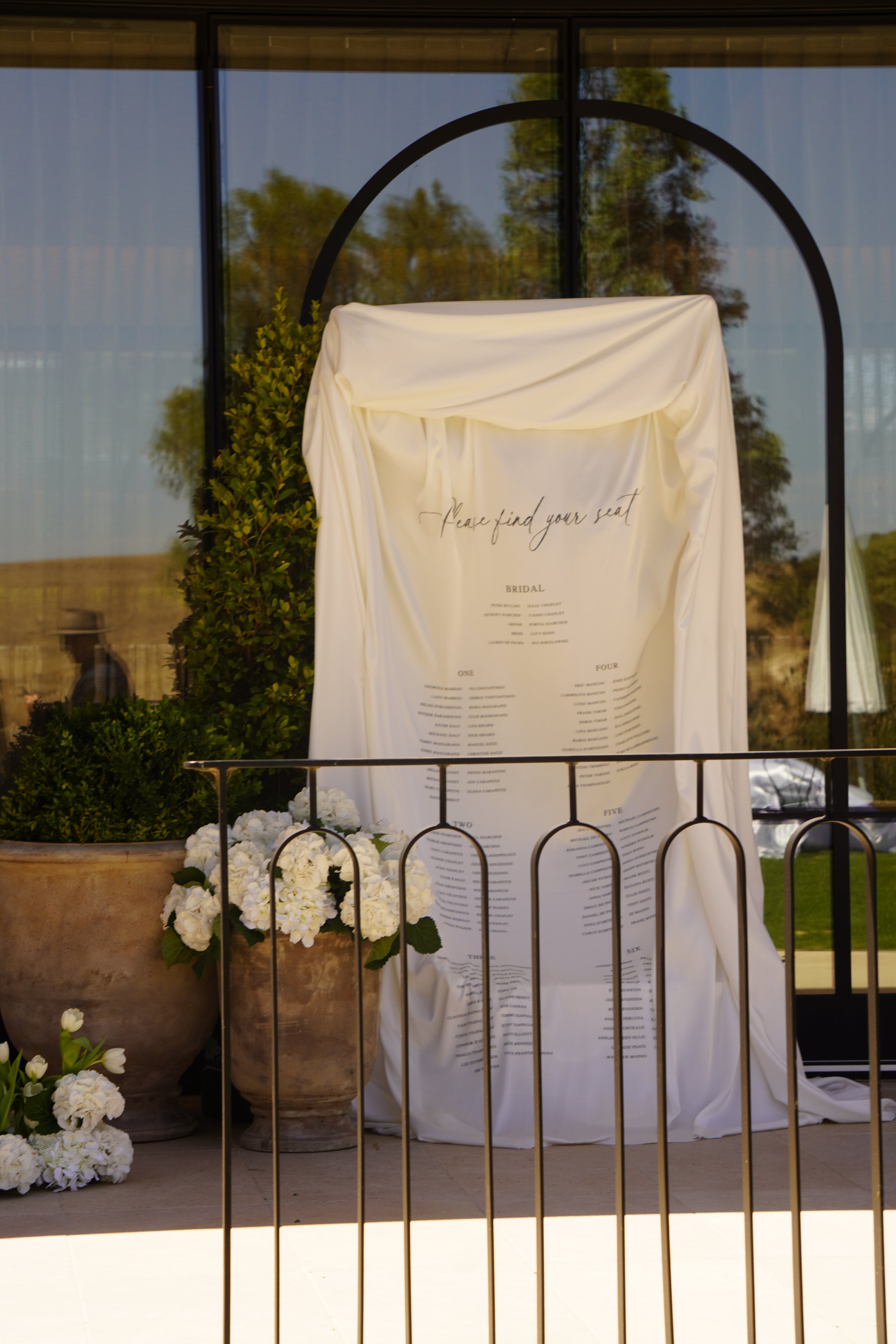 Satin & Draping Seating Chart