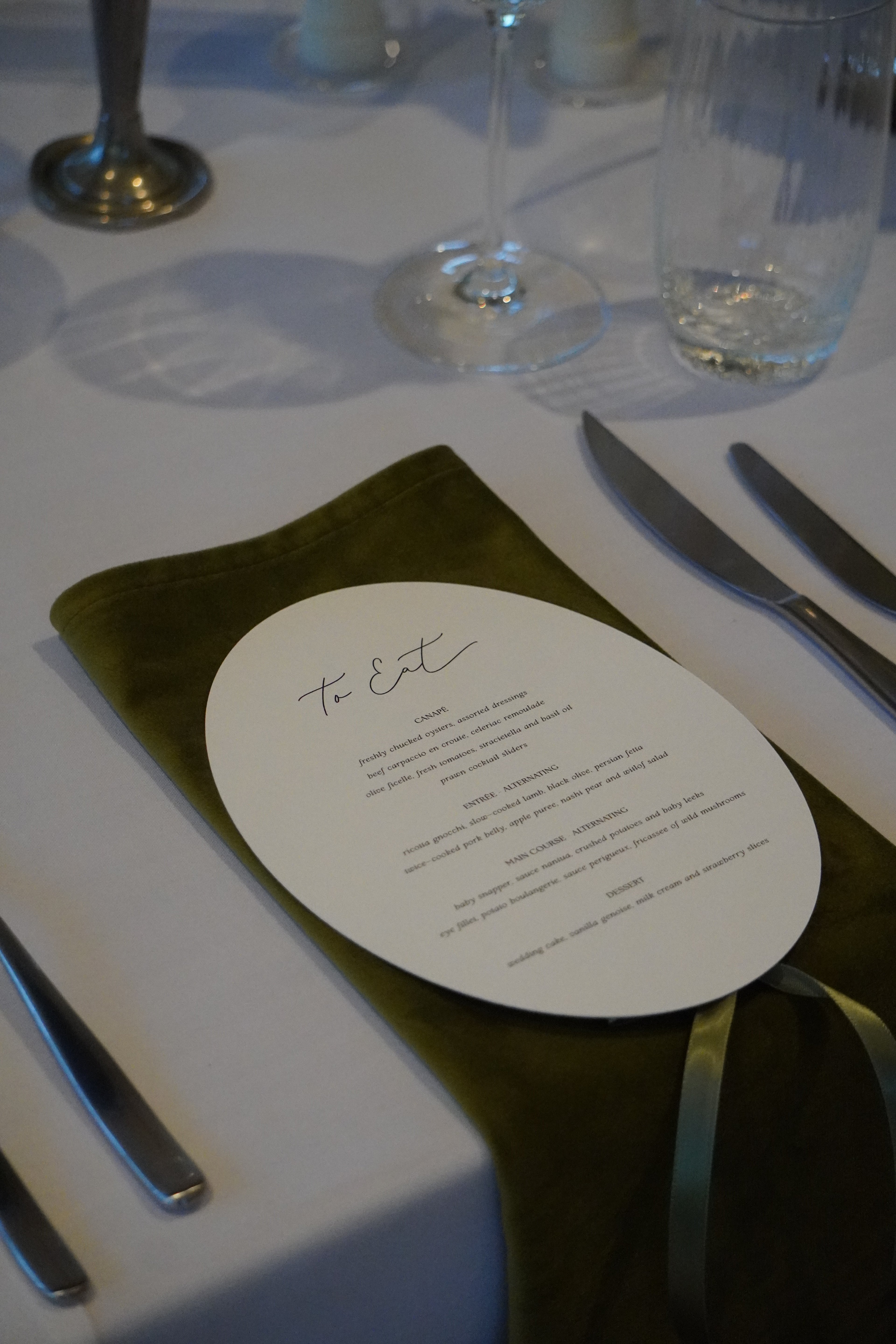 Garden menus
