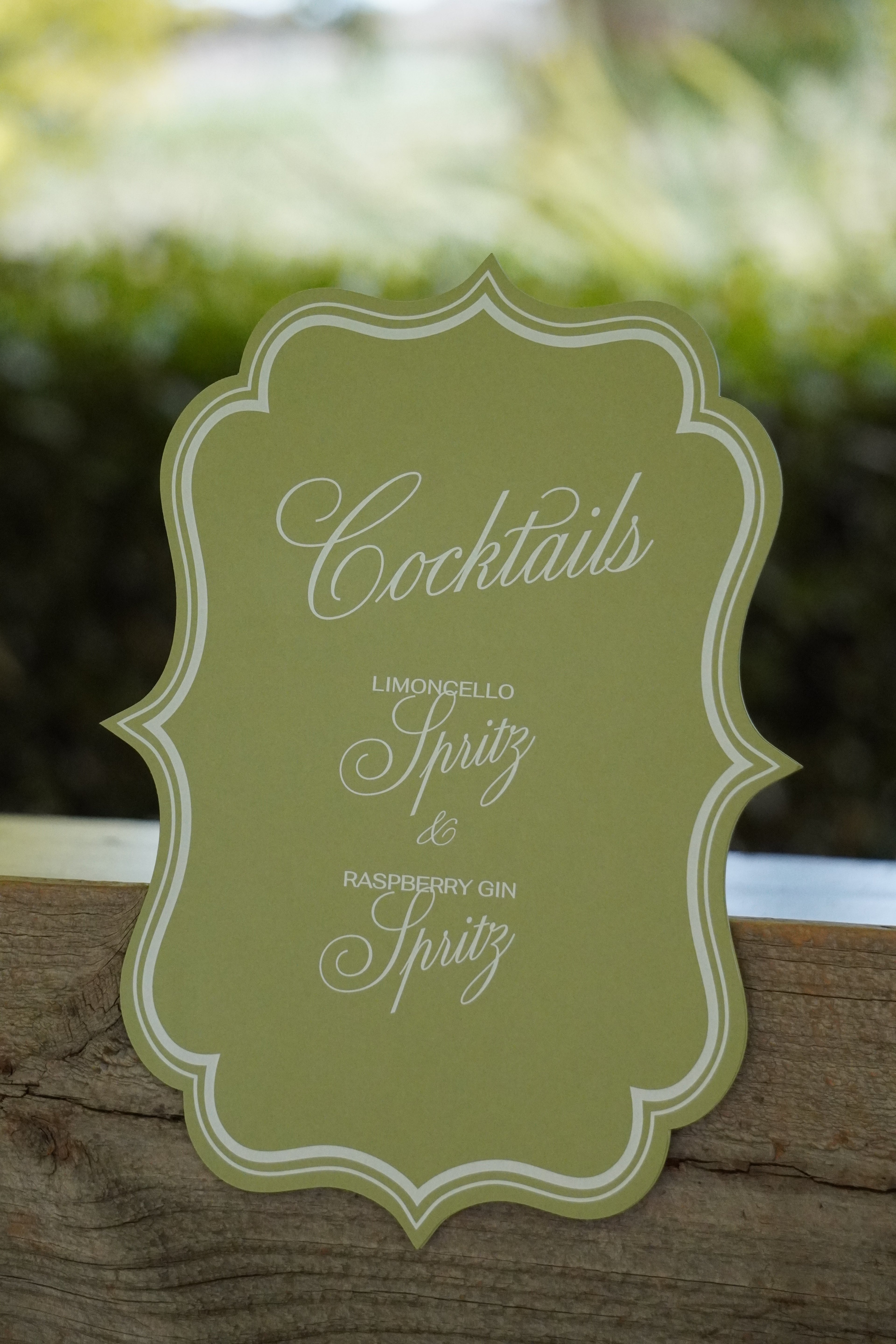 Cocktail Bar Sign A4