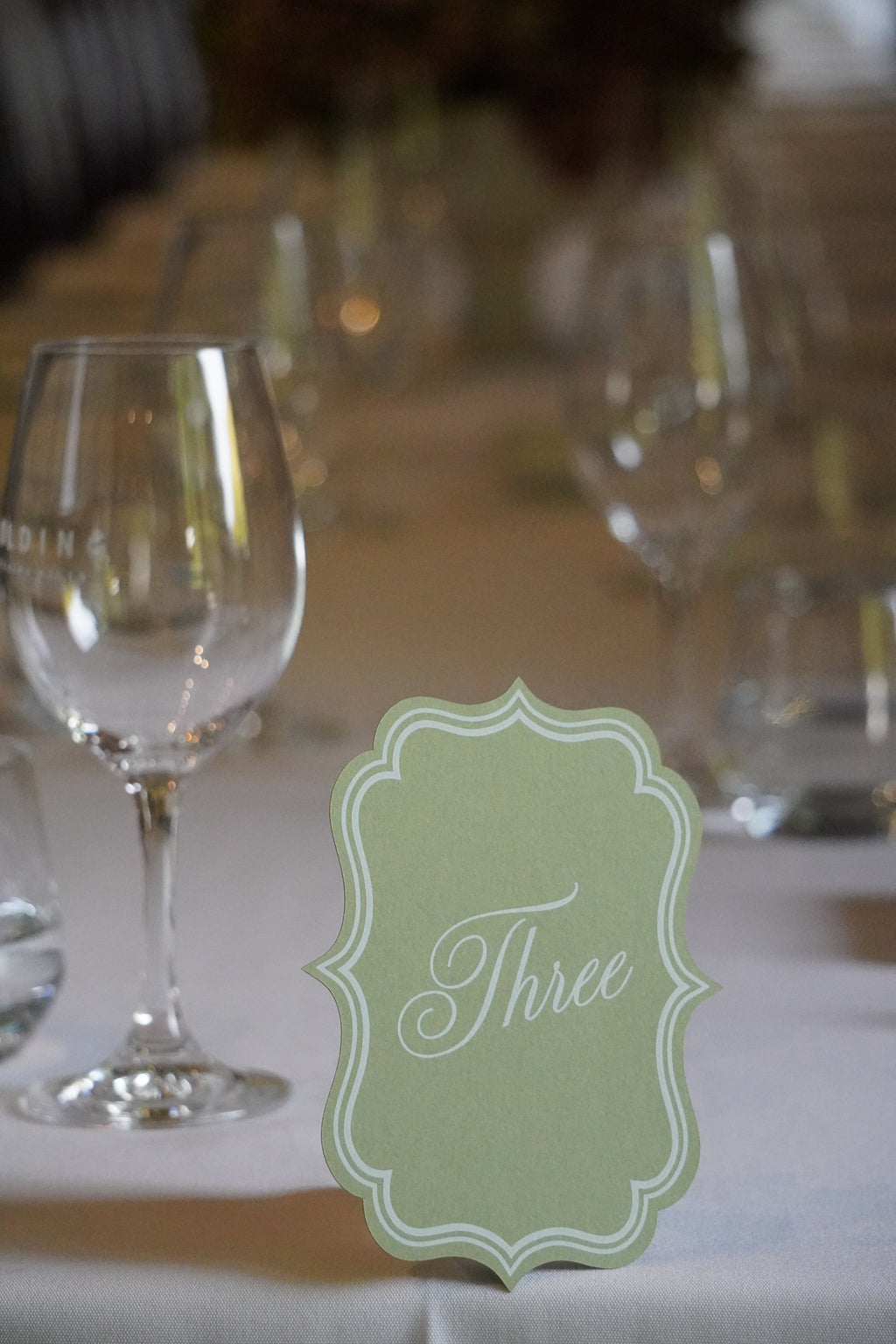 Table number