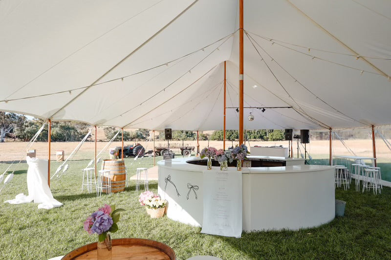 Linen Fabric Bar Sign