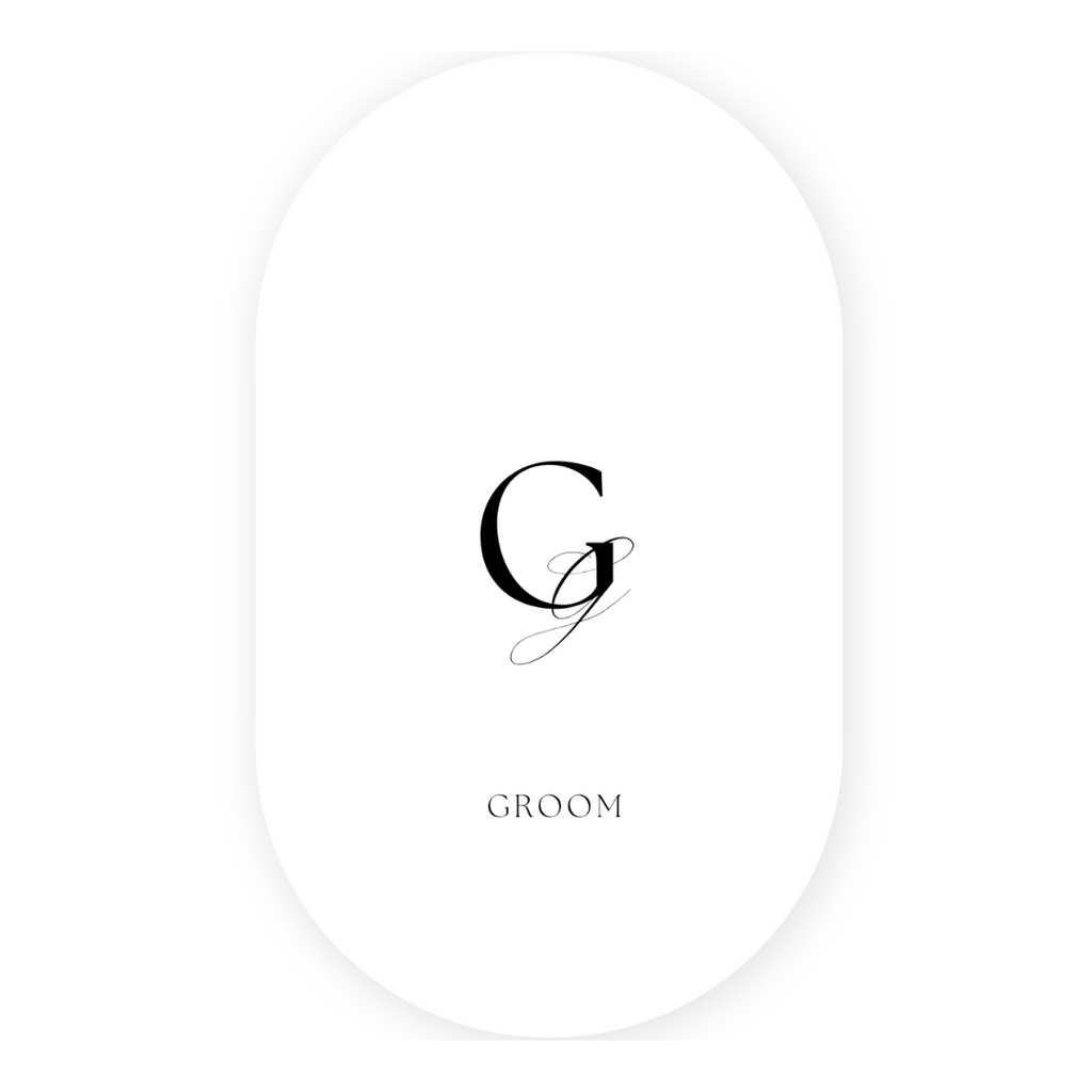 Oval Shaped Menu