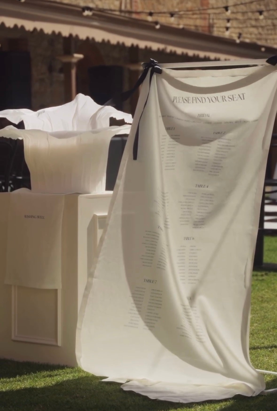 Linen seating chart