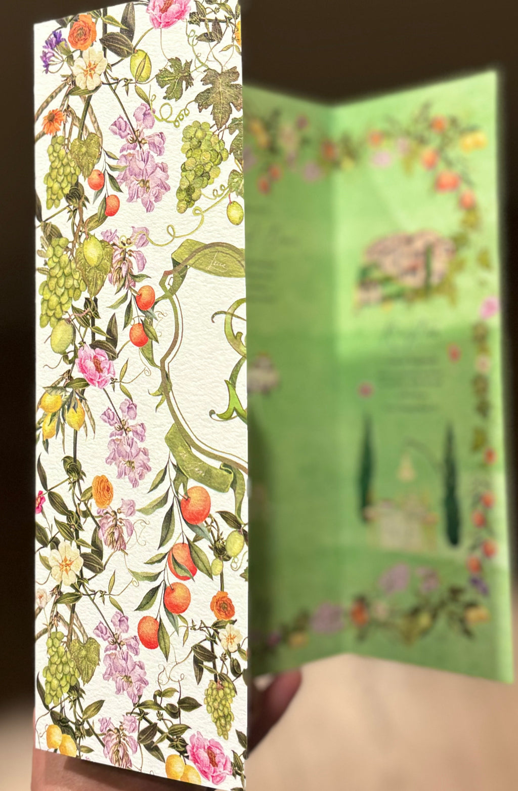 Floral Letterpress Invitation Suite