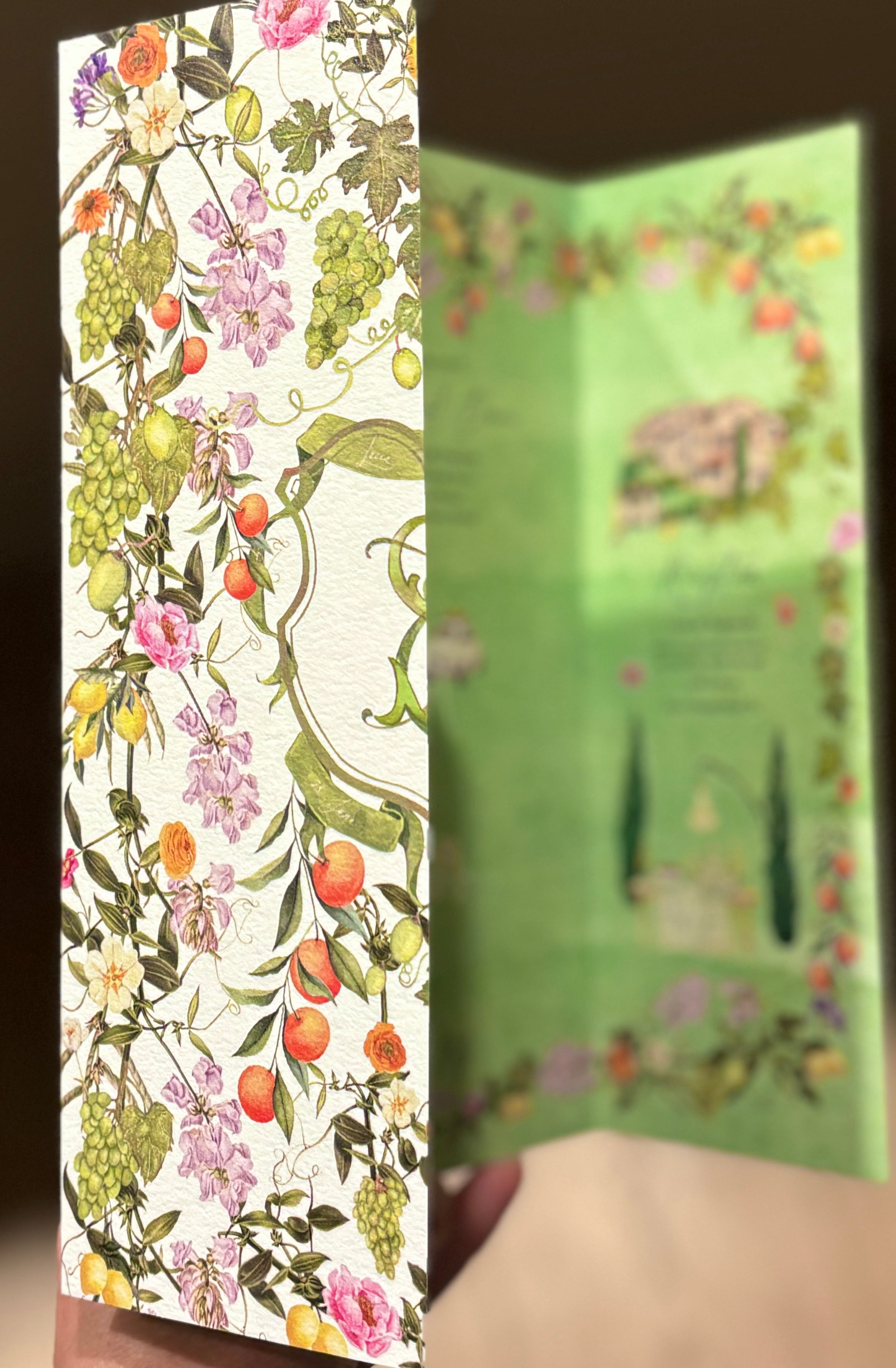 Floral Letterpress Invitation Suite