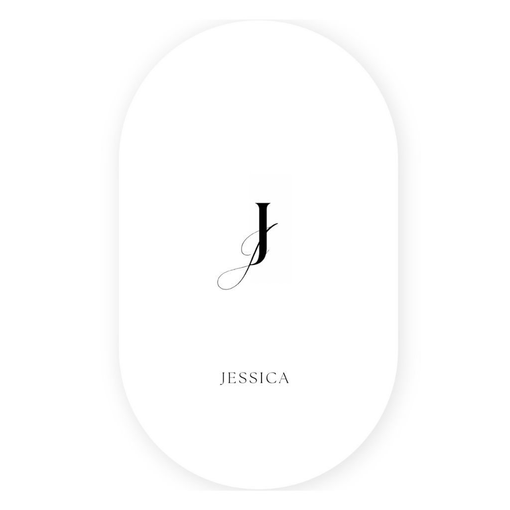 Oval Shaped Menu
