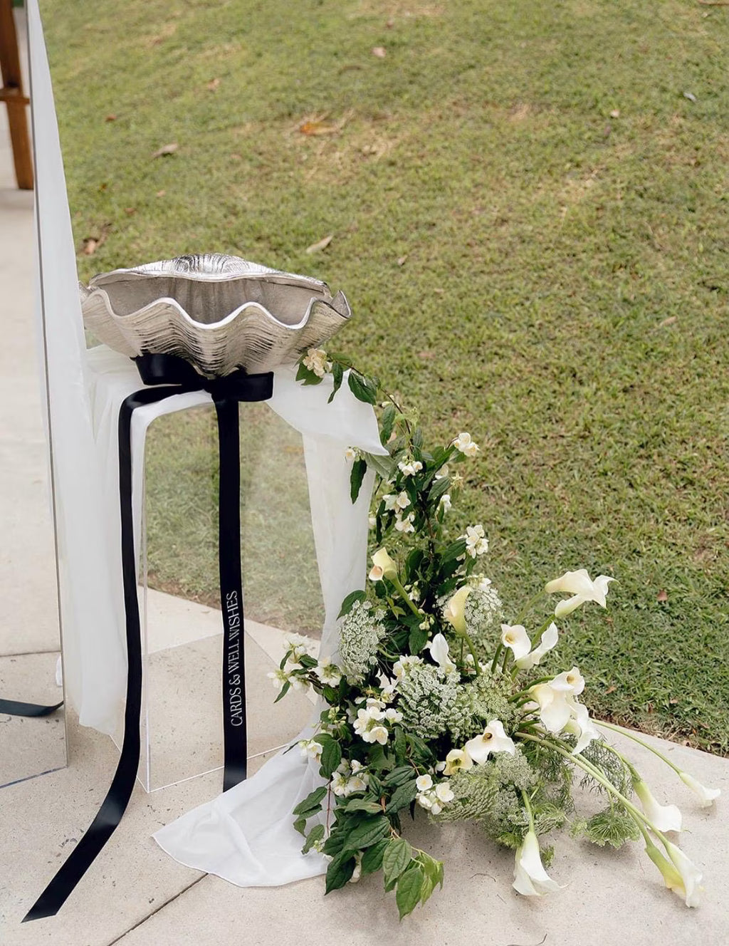 Custom colour - Cards and well wishes ribbon