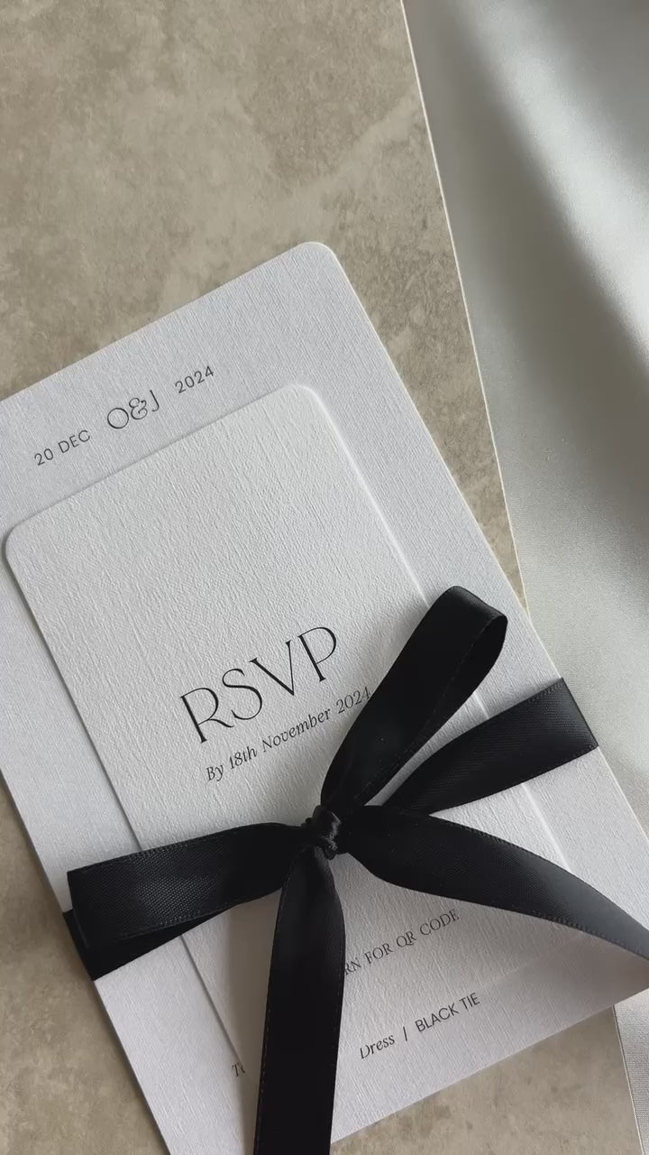 Two Piece Set + Ribbon + Envelopes